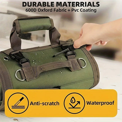 Multi-Purpose Tool Bag High Quality Professional Multi Pocket Hardware Tools Pouch Roll UP Portable Small Tools Organizer Bag
